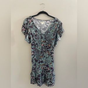 floral mini dress, worn once